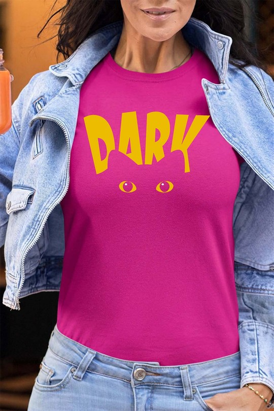 Dark cats - Tshirt Femme - FC-FUSHIA