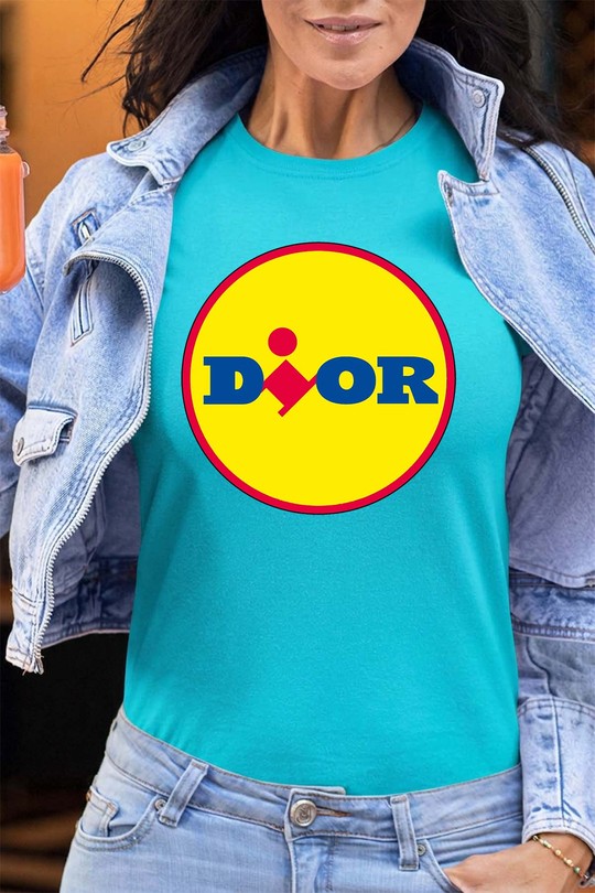 Li dior - Tshirt Femme - FC-TURQUOISE