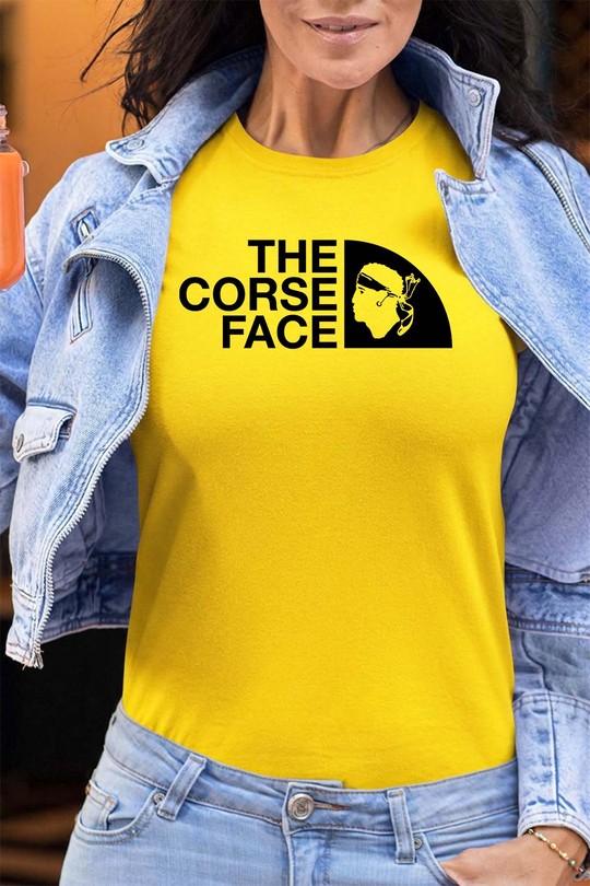 The corse face - Tshirt Femme - FC-JAUNE