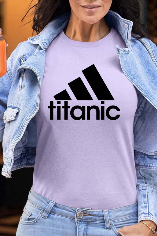 titanic adid - Tshirt Femme - FC-VIOLET