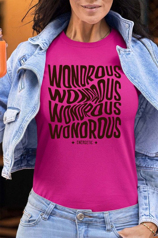 wondrous - Tshirt Femme - FC-FUSHIA
