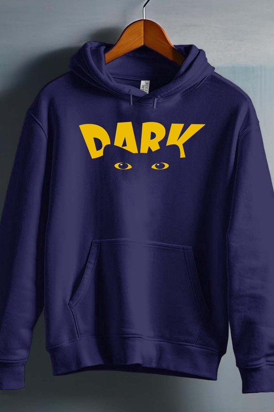 Dark cats - Sweat capuche Homme-MARINE