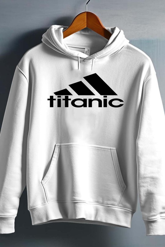 titanic adid - Sweat capuche Homme-BLANC