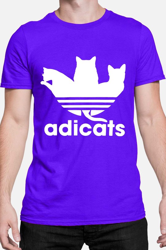 adicats Style - Tshirt Homme-BLEU ROI