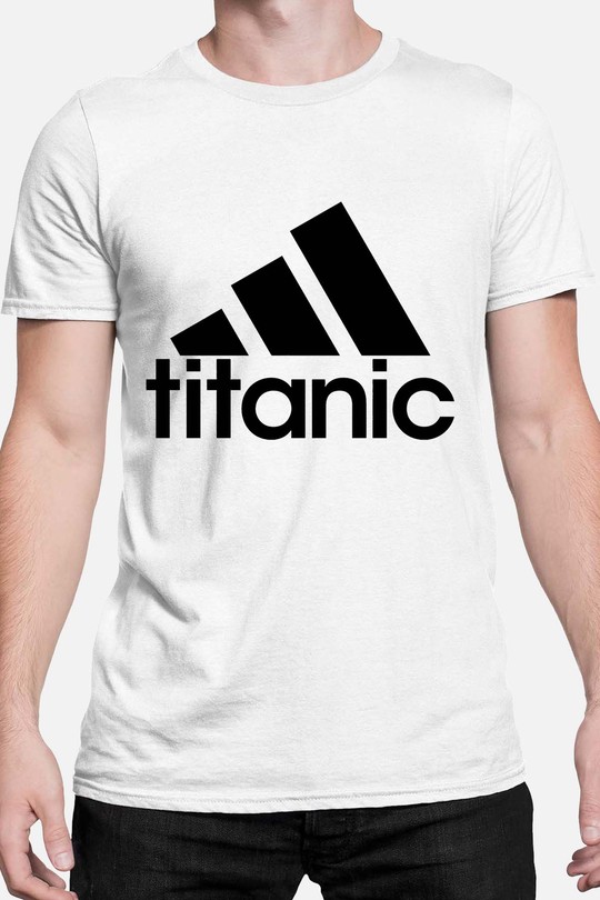 titanic adid - Tshirt Homme-BLANC