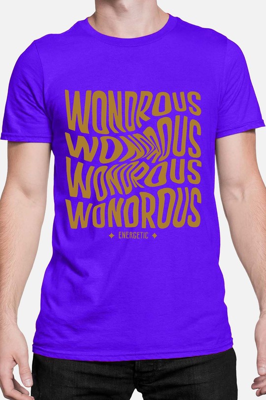 wondrous - Tshirt Homme-BLEU ROI