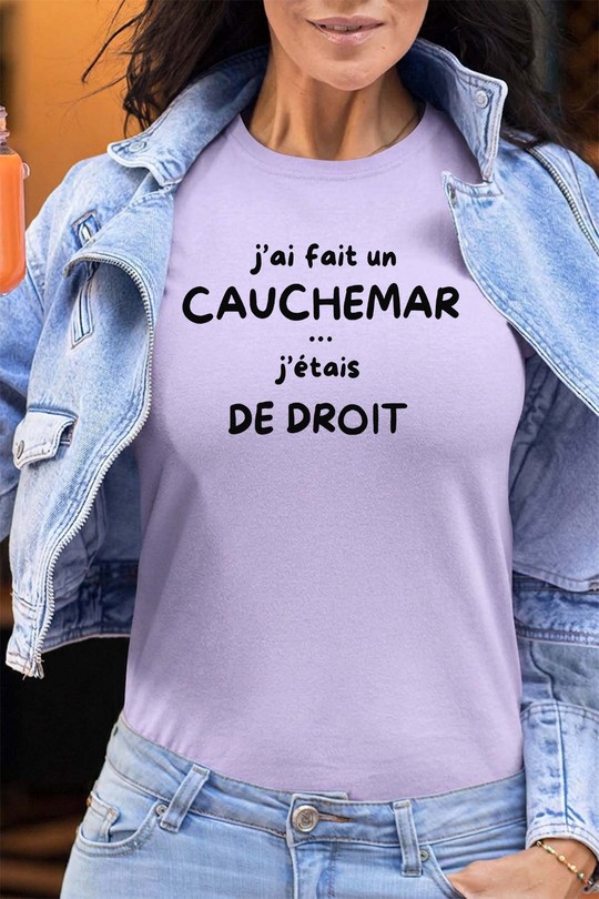 cauchemar de droit - Tshirt Femme - FC-VIOLET