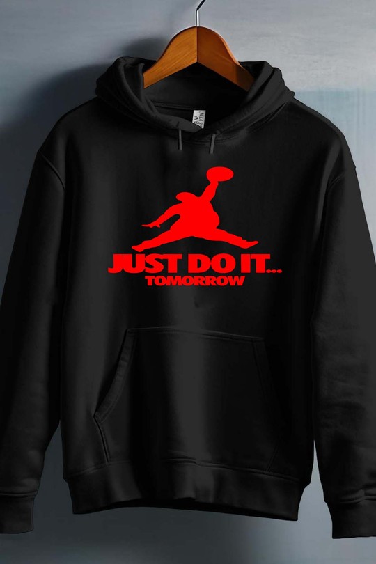 just do it tomorrow - Sweat capuche Homme-NOIR