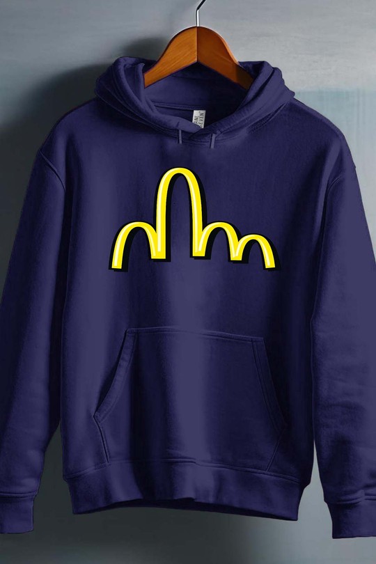 Mc fuck - Sweat capuche Homme-MARINE