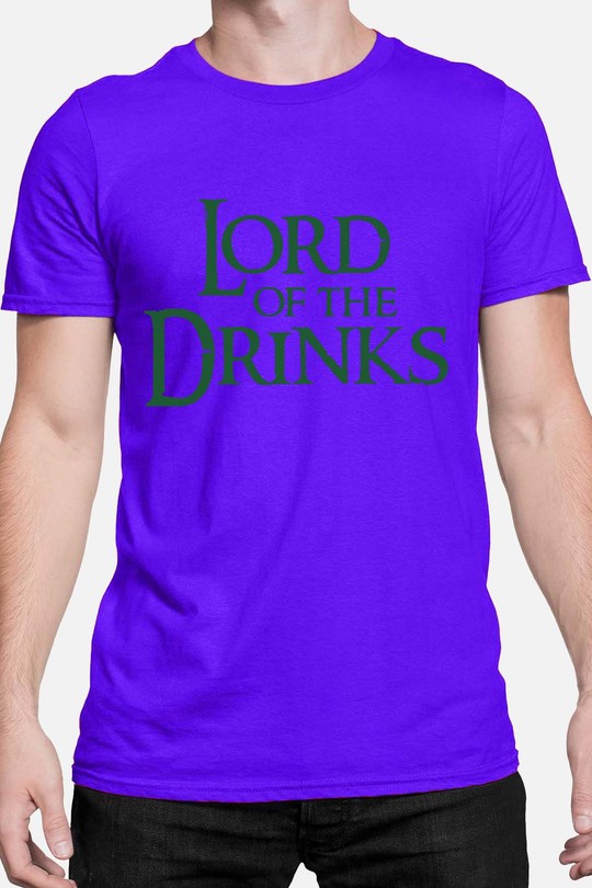 lord of the drinks - Tshirt Homme-BLEU ROI