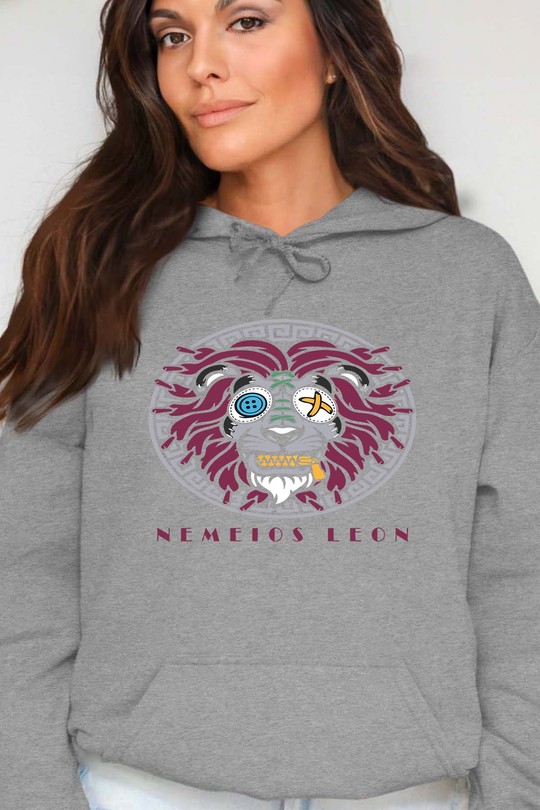 Roi Antique - Sweat Capuche Femme-GRIS