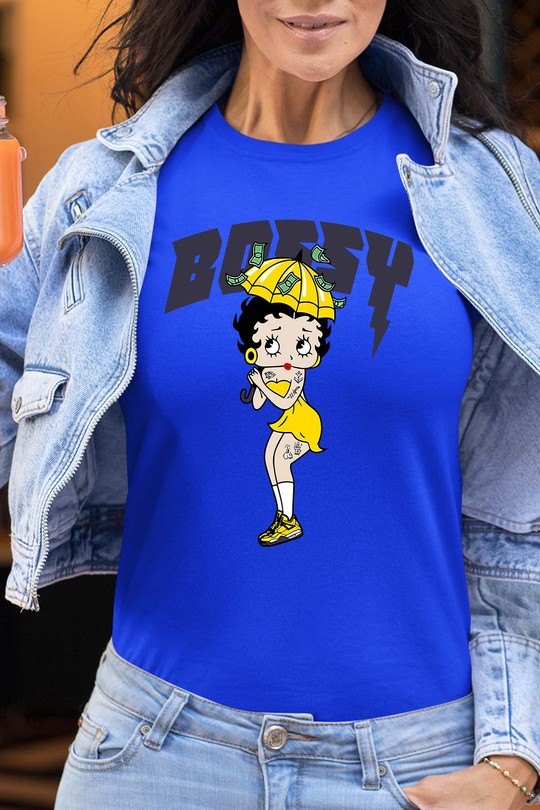 Princesse Urbaine - Tshirt Femme-BLEU ROI