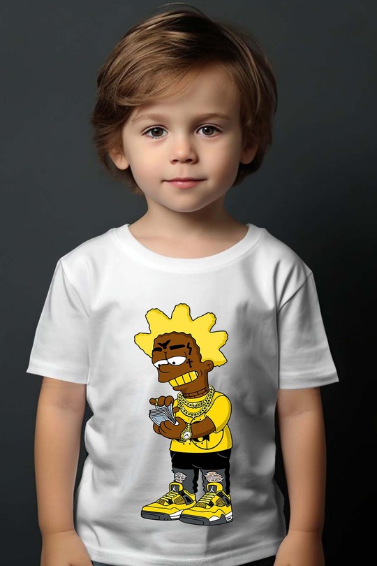 PRINCE Rebelle - Tshirt Garçon-BLANC