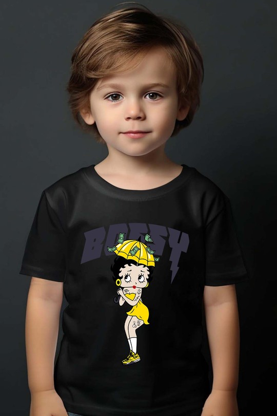 Princesse Urbaine - Tshirt Garçon-NOIR