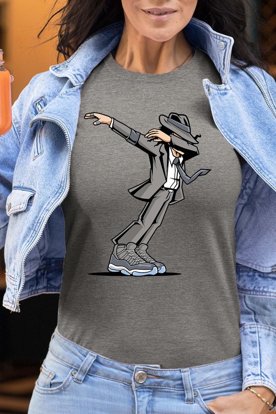 Ombre en Mouvement - Tshirt Femme-GRIS