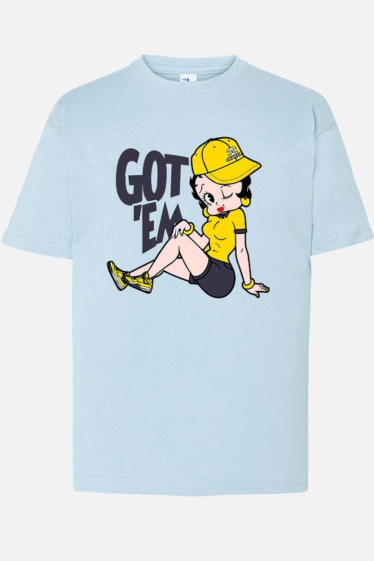 Gamin  GET EM - Tshirt Garçon-BLEU CIEL