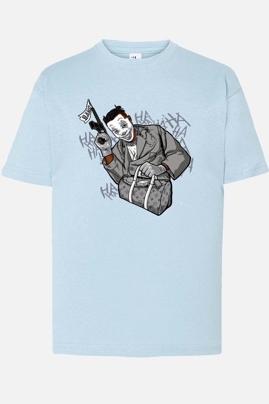 Graffeur Masqué - Tshirt Garçon-BLEU CIEL