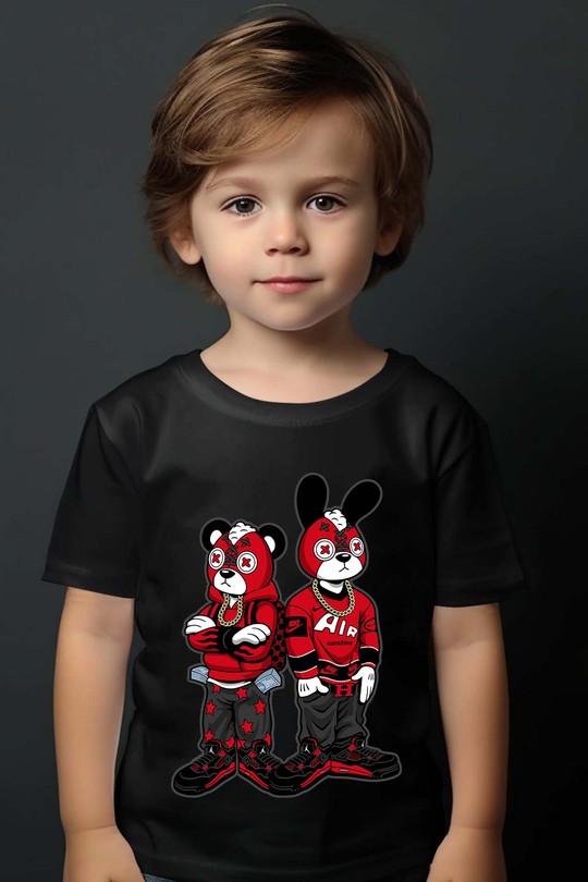 Jumeaux Sauvages - Tshirt Garçon-NOIR