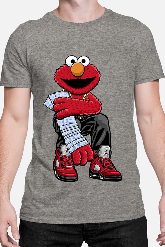 elmo ritch - Tshirt Homme-GRIS