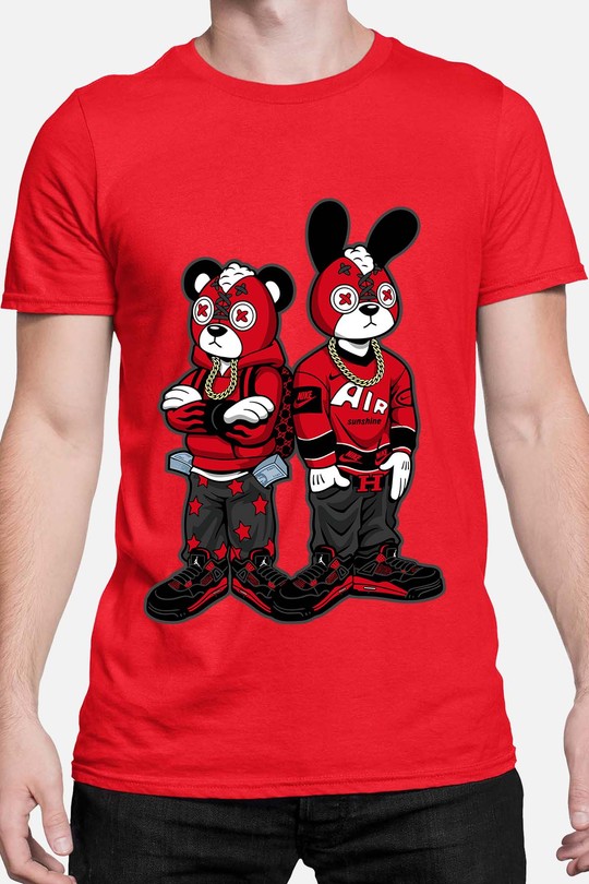 Jumeaux Sauvages - Tshirt Homme-ROUGE
