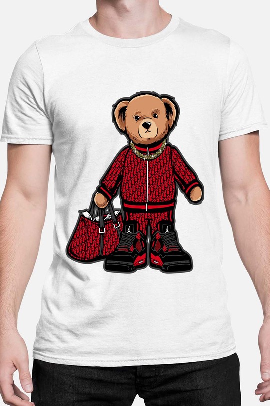 Ours Deluxe - Tshirt Homme-BLANC