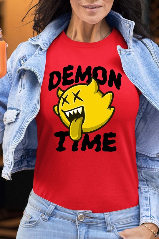 Chaos Jaune - Tshirt Femme-ROUGE