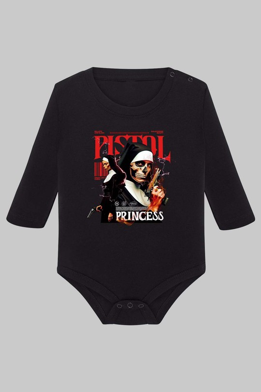Pistol Princess - Body Manche longue bébé-NOIR