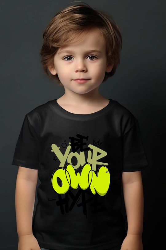 be your own hype - Tshirt Garçon-NOIR