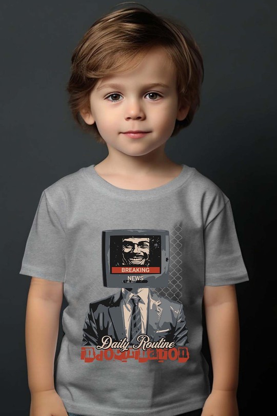 Indoctrination - Tshirt Garçon-GRIS