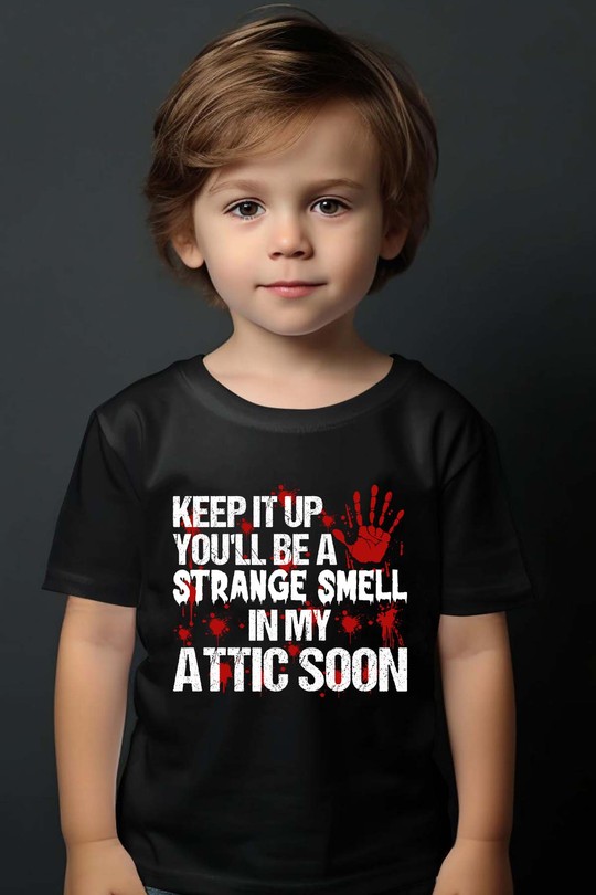 Keep It Up You ll Be - Tshirt Garçon-NOIR
