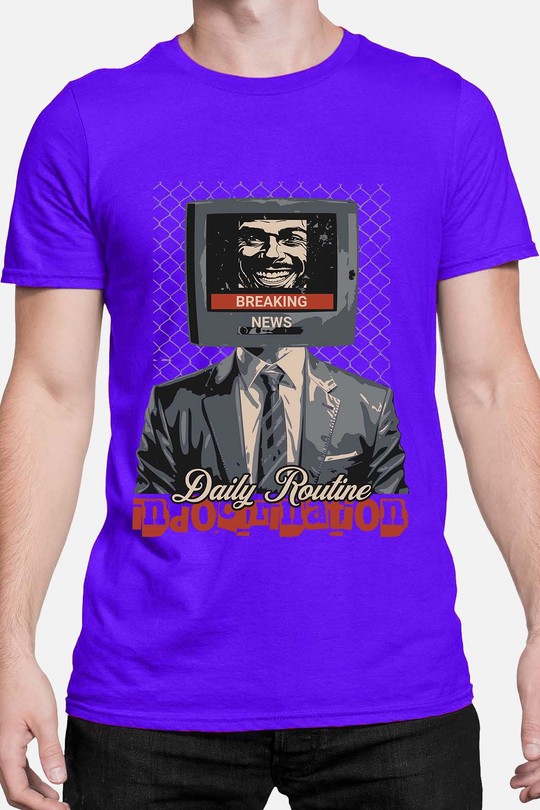 Indoctrination - Tshirt Homme-BLEU ROI