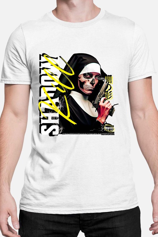 Shadow Kill - Tshirt Homme-BLANC
