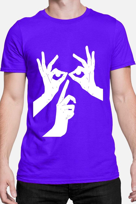 SHADOW SHUUT - Tshirt Homme-BLEU ROI