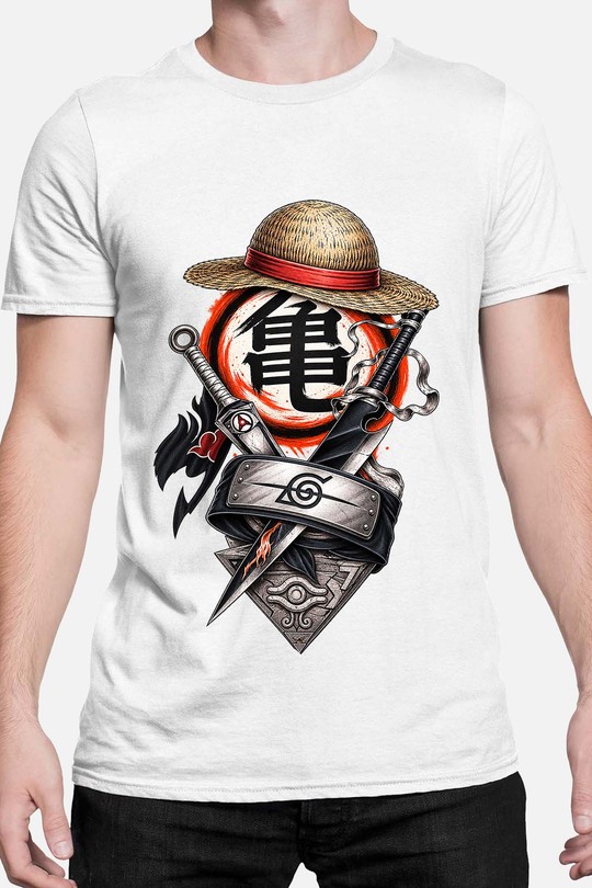 top anime power - Tshirt Homme-BLANC
