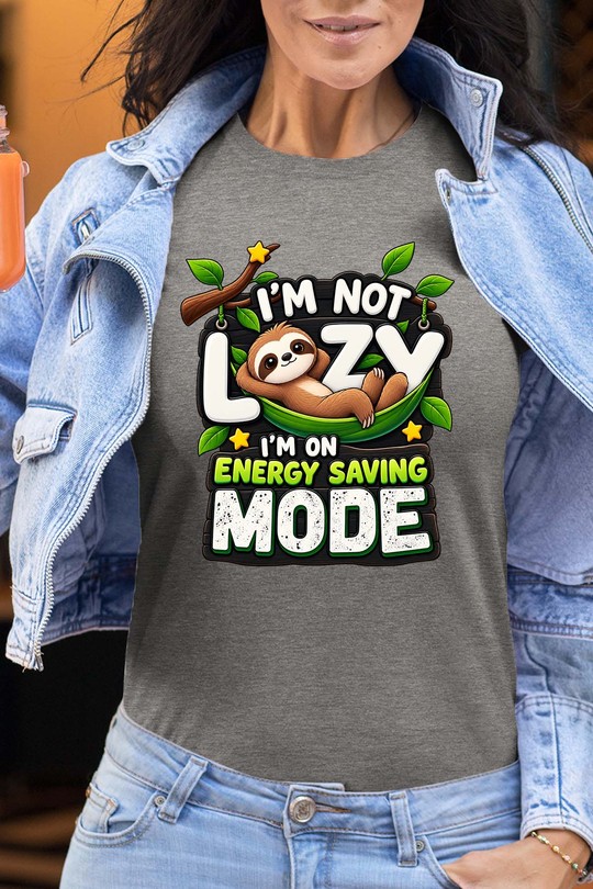 im saving mode - Tshirt Femme-GRIS