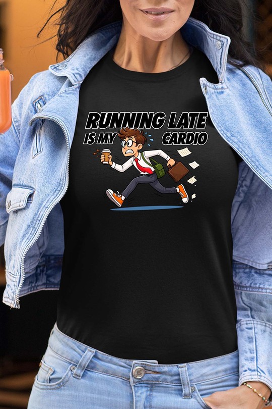 running is cardio - Tshirt Femme-NOIR