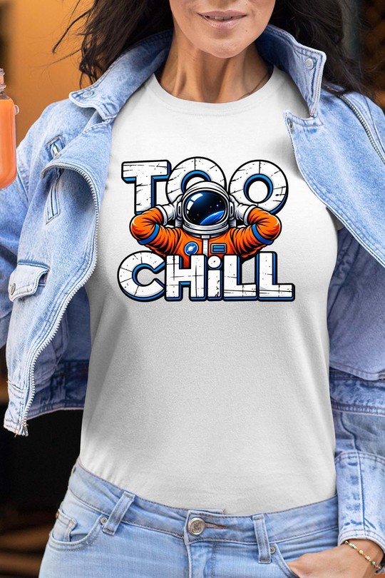 too chill - Tshirt Femme-BLANC