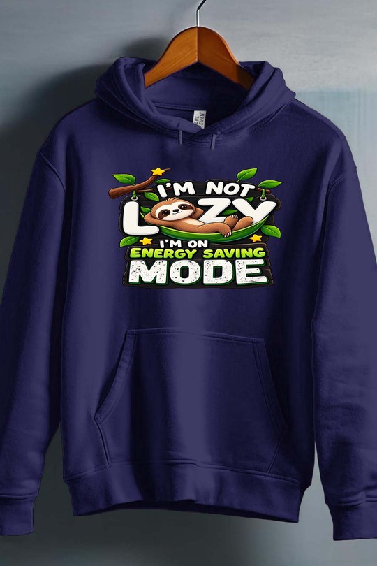 im saving mode - Sweat capuche Homme-MARINE