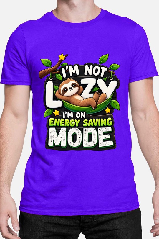 im saving mode - Tshirt Homme-BLEU ROI