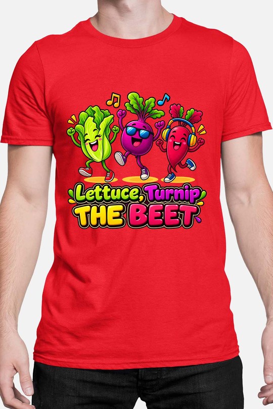 lettuce the beet - Tshirt Homme-ROUGE