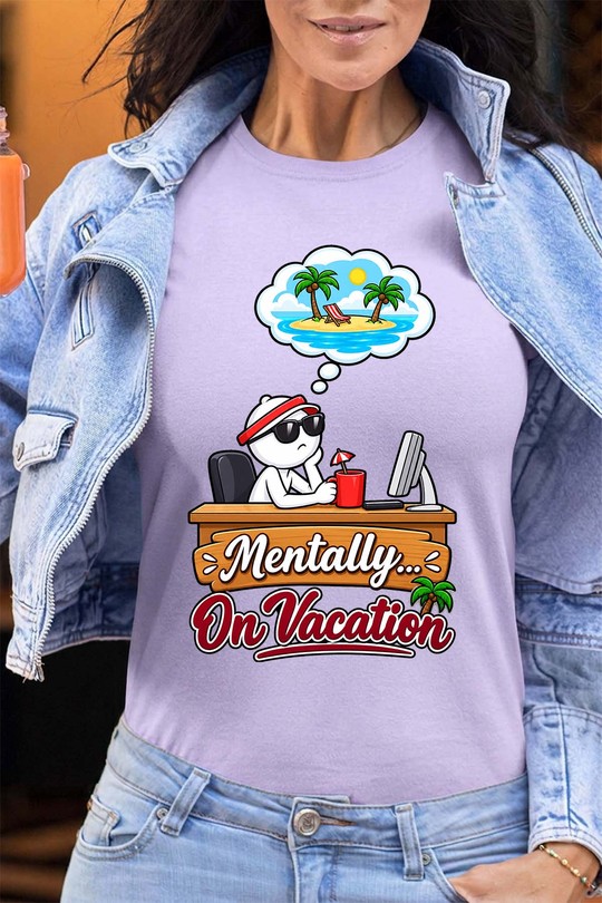 mentally  on vacation - Tshirt Femme - FC-VIOLET