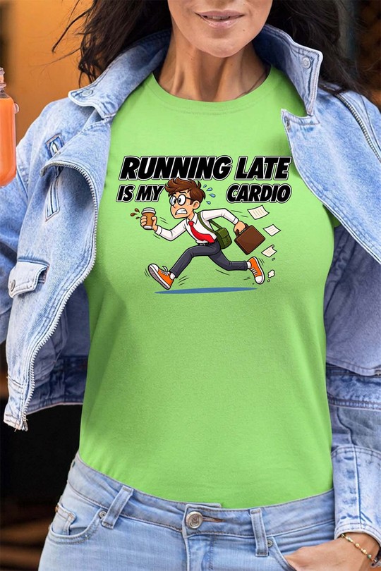 running is cardio - Tshirt Femme - FC-VERT CLAIR