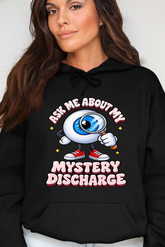 ask my mystery - Sweat Capuche Femme-NOIR