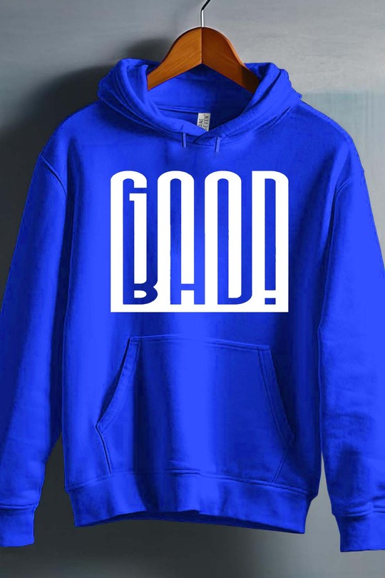 good bad - Sweat capuche Homme-BLEU ROI