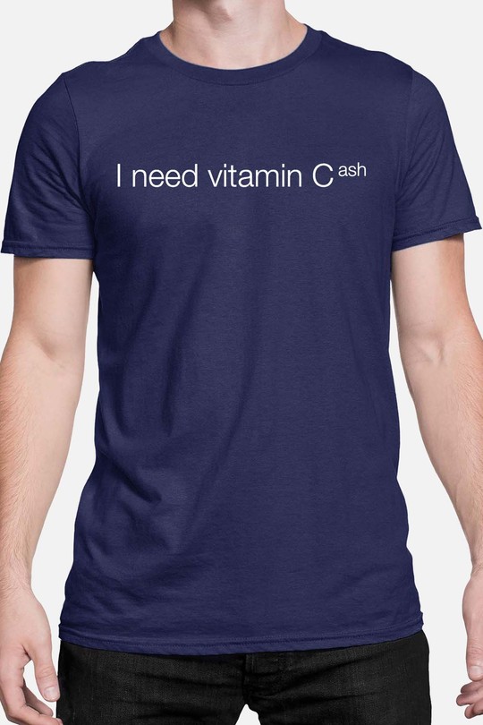 need viamin cash - Tshirt Homme-MARINE