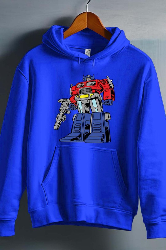 ANIME (58) - Sweat capuche Homme-BLEU ROI