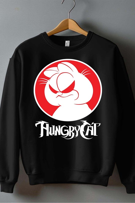 ANIME (48) - Sweat Col Rond Homme-NOIR