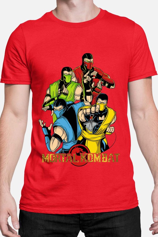 ANIME (23) - Tshirt Homme-ROUGE