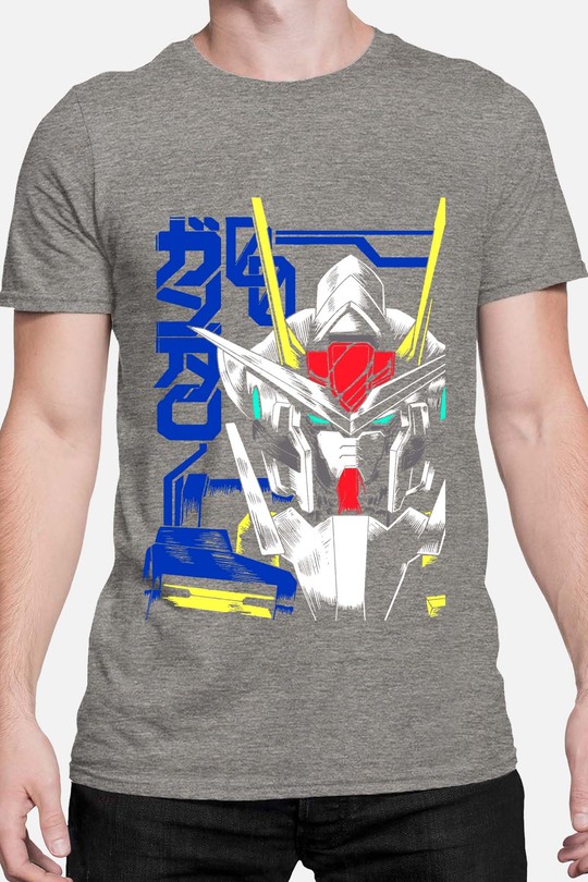 ANIME (36) - Tshirt Homme-GRIS