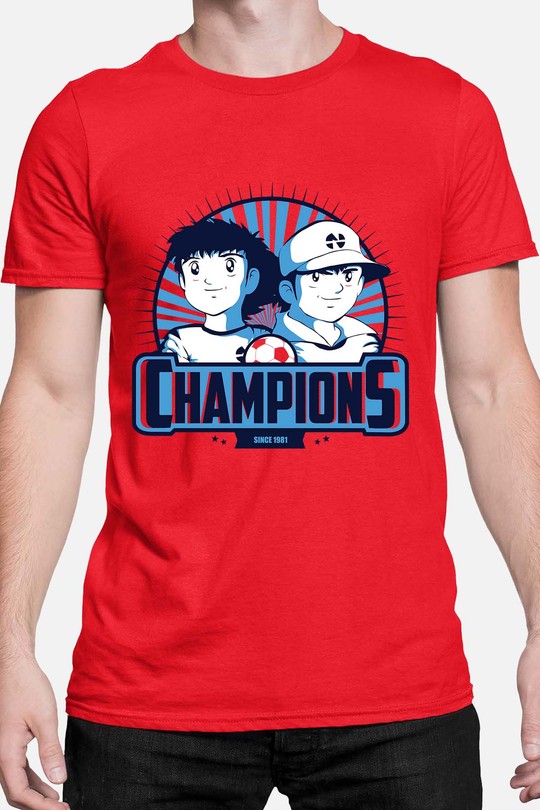 ANIME (59) - Tshirt Homme-ROUGE